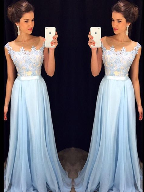 light blue dress accessories