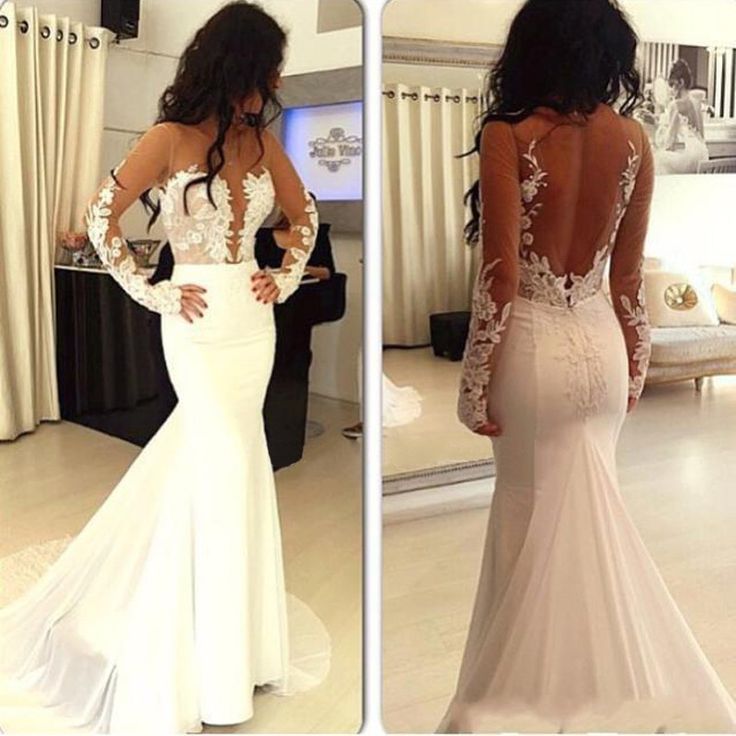fitted mermaid wedding dress