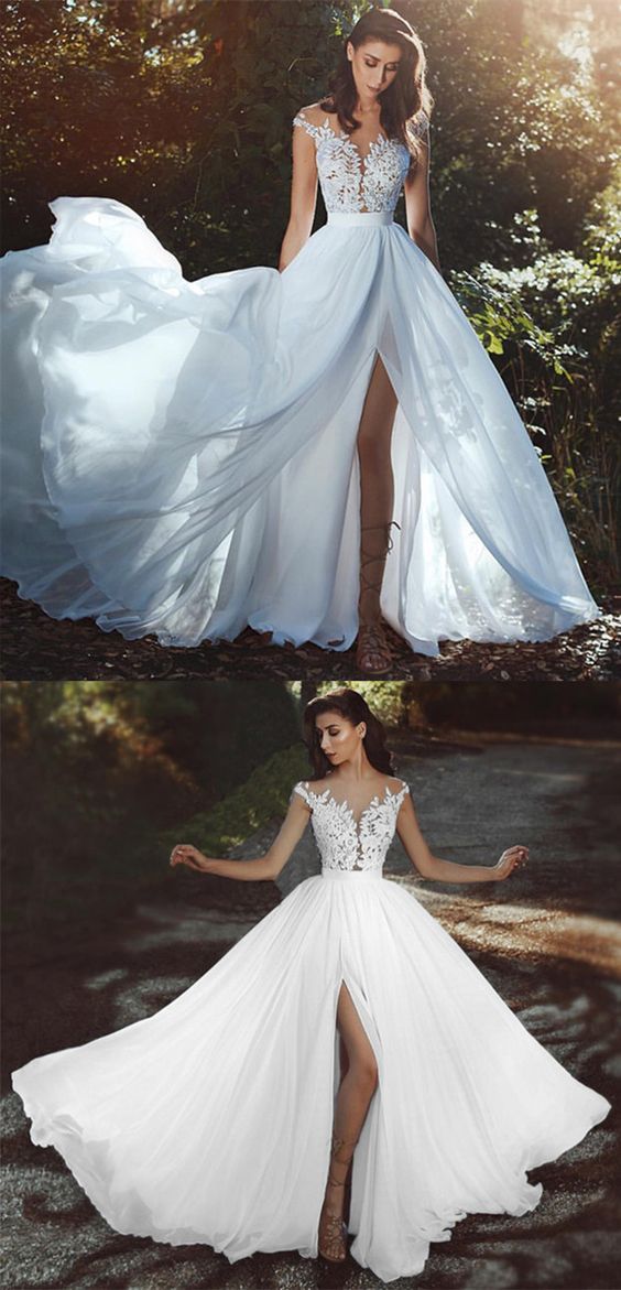 boho chic bride dress