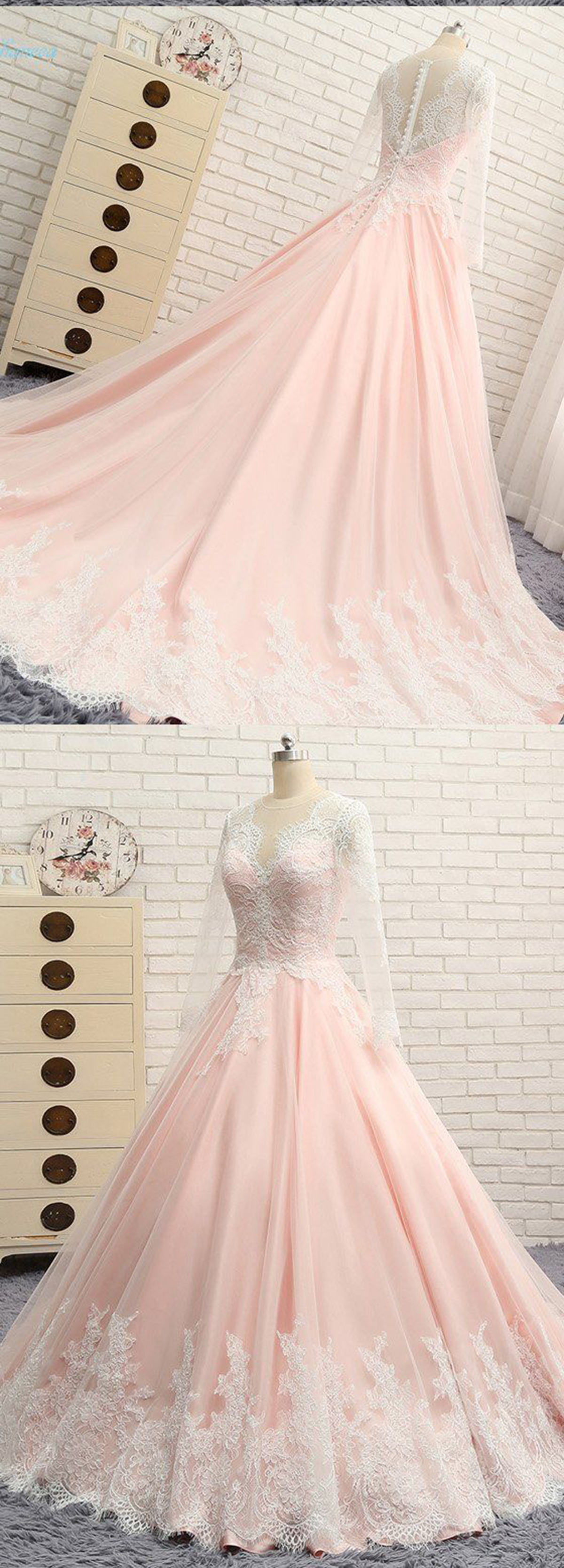 blush pink sweet 16 dresses