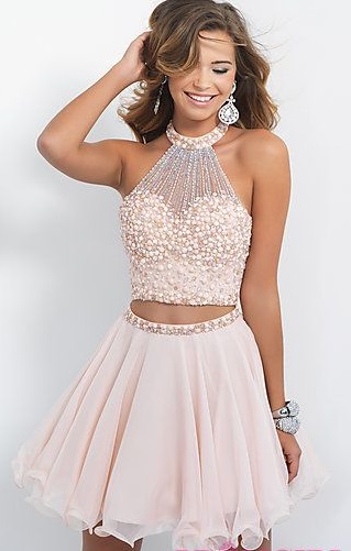 2 Piece Homecoming Dress Short Homecoming Dresses Tulle Homecoming