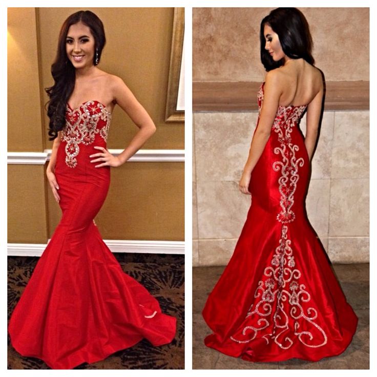 Red prom dresses 2019 mermaid hot sale