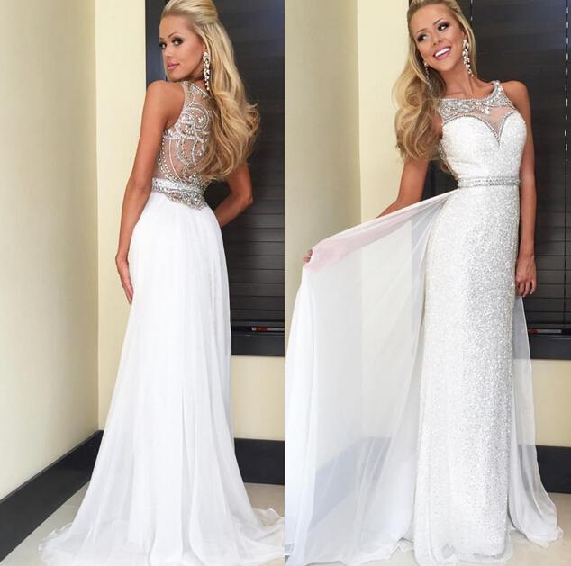 best white prom dresses