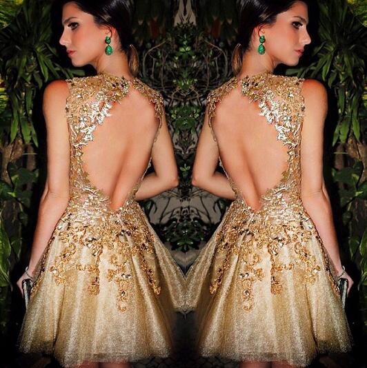 Gold homecoming outlet dresses 2019
