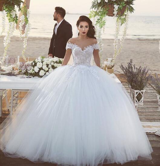 White wedding dresses 2019 clearance