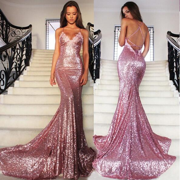 tight sparkly prom dress