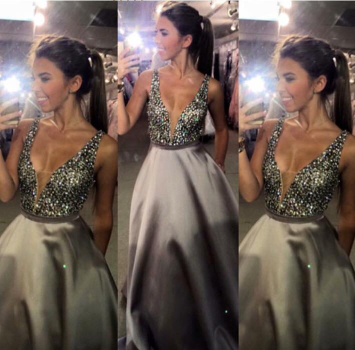 Silver prom dresses clearance 2019