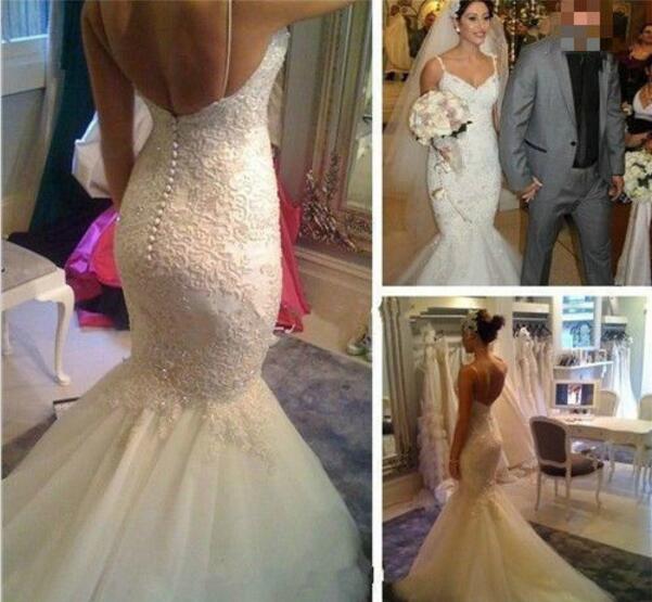 White Wedding Dresses Mermaid Wedding Gown Lace Wedding Gowns Lace Bridal Dress Backless Wedding Dre On Luulla We have great 2020 mermaid wedding dresses on sale. luulla