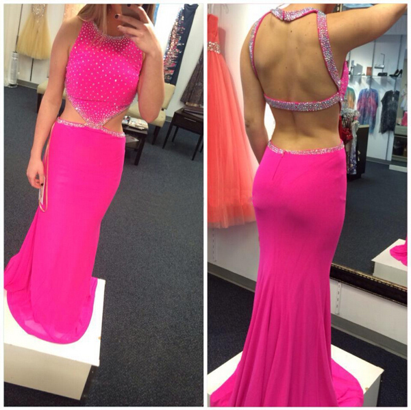 hot pink homecoming dresses 2019
