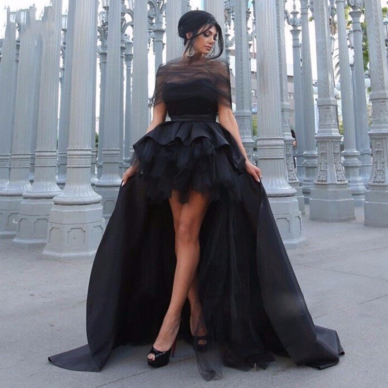 black short prom dresses 2019
