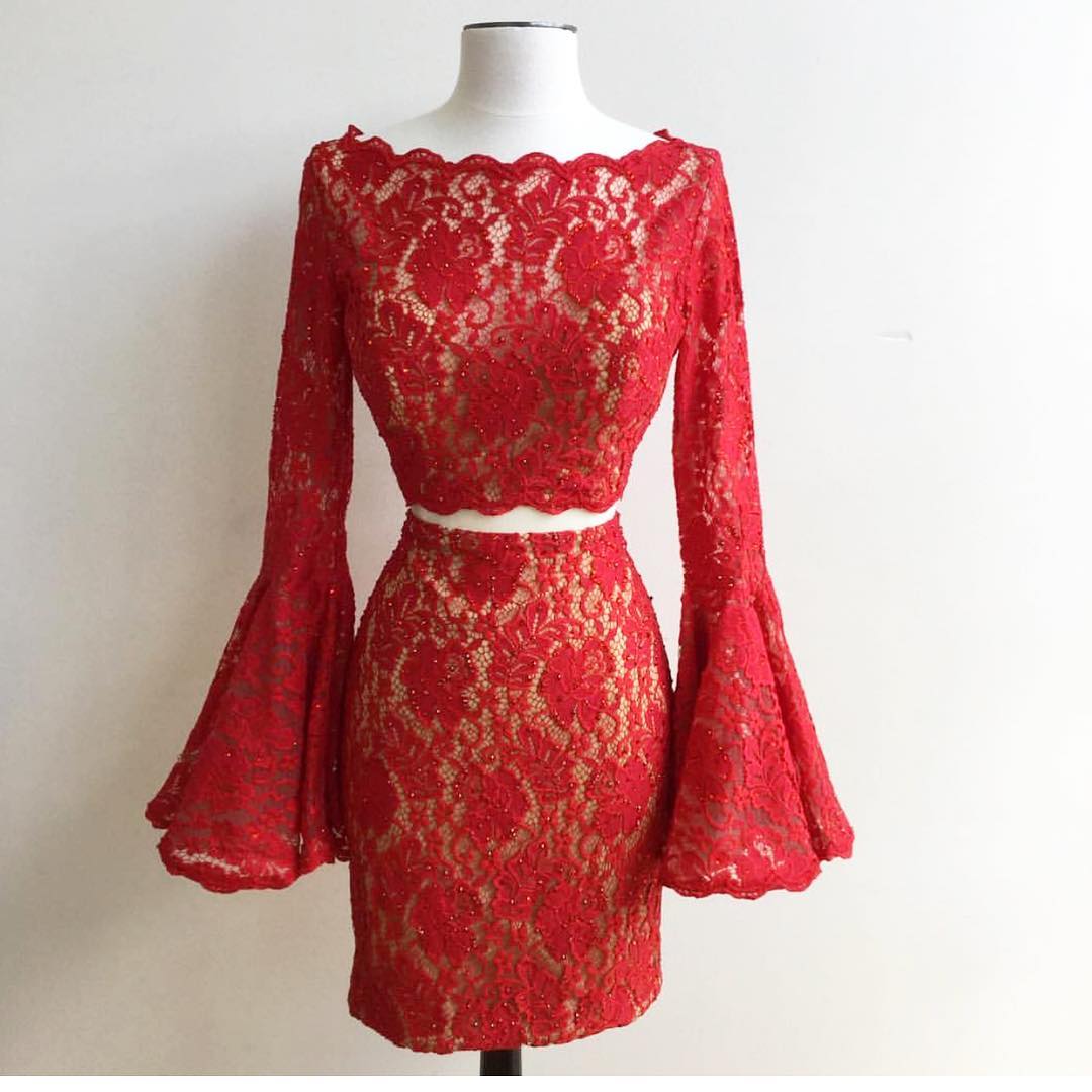 long sleeve homecoming dresses 2019