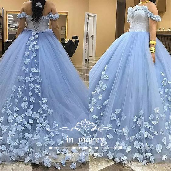 tulle quinceanera dresses