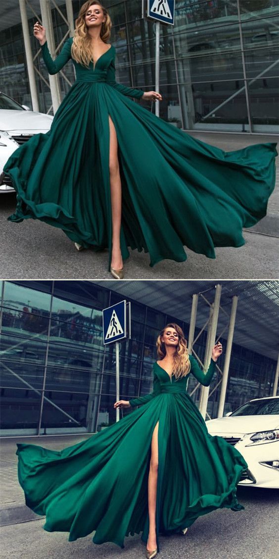 emerald green homecoming dress 2019