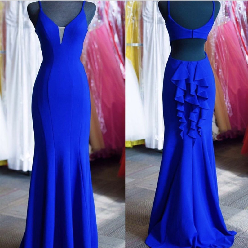 blue mermaid bridesmaid dresses