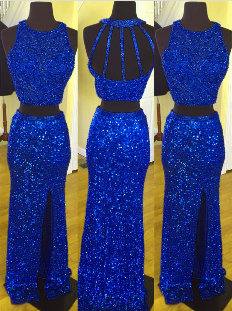 two piece sparkly outfit
