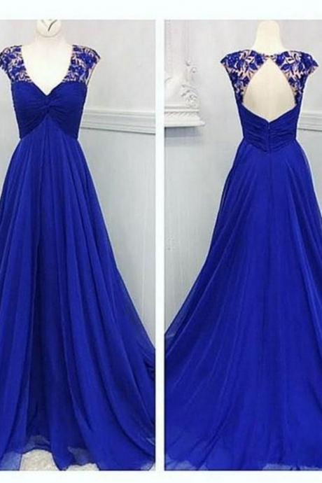 Royal Blue Prom Dress, Gorgeous Prom Dress, Elegant Prom Dress, Popular ...
